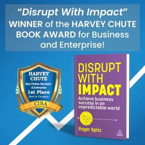 Disrupt With Impact Wins Harvey Chute Best Book Award