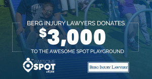 Berg Injury Lawyers Supports Inclusive Play With ,000 Donation to The Awesome Spot Playground