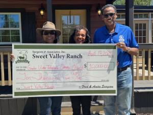 Fred and Anita Surgeon Present $10,000 Donation to Mother Cordelia and Greater Unity Tabernacle