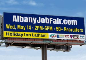 Albany Job Fair Billboard