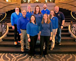Group picture of the nine-member AMUG Board for 2025 - 2026.
