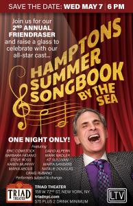 Hamptons Summer Songbook 2025 Friendraiser Flyer