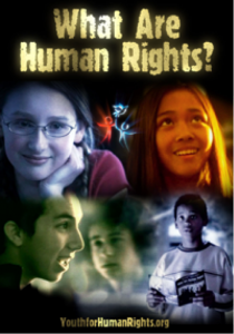 “What Are Human Rights?” educational booklet available online at youthforhumanrights.com