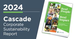 cover of Cascade's 2024 corporate susainability report