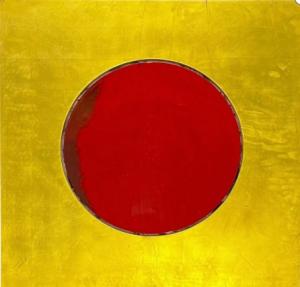 Lita Albuquerque - Still Point #8 - Powdered Pigment - Gold