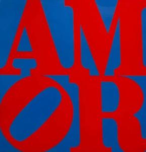 Robert Indiana, Amor, Lithograph, Signed and Numbered 22/50