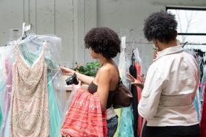 Fifty young women at the “Say Yes to the Prom Dress” event received prom dresses and beauty treatments to make their prom night one to truly remember.
