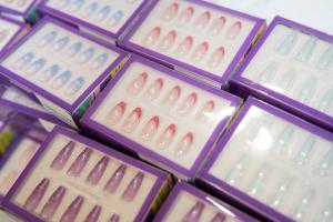 Maniology donated fifty sets of their press-on nails to the event in a variety of colors and designs.