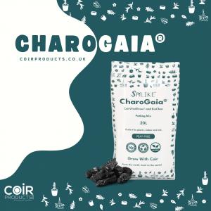 a luxury, sustainable compost blend made with coir and biochar