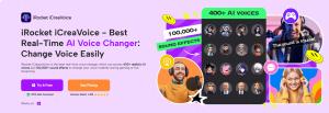 iRocket iCreaVoice-AI Voice Changer for discord