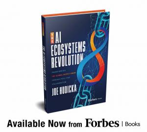 Book cover of "The AI Ecosystems Revolution" by Joe Hudicka