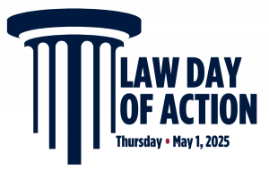 Day of Action logo with May 1 date