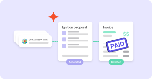 Ignition's integration with CCH Axcess™ automates client workflows from first engagement to final payment