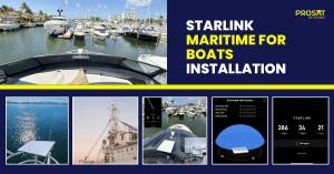 Starlink Maritime Installations boats yachts