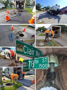 Hillsborough County sponsored the first of its kind pre- and post-rehabilitation effectiveness study comparing CCTV and FELL inspection tools to quantify and eliminate I&I.