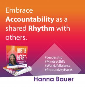 Quote 3  from Hanna Bauer's book Hustle with HEART