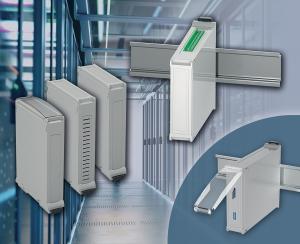 OKW’s New RAILTEC BP Panel Enclosures Help Design Engineers Develop Individual Cabinet Mounted DIN Rail Devices