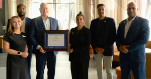 Coca-Cola Arena Certification Handover2