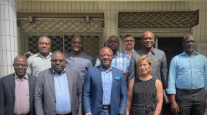 Facet Power's Amy McCrae Kessler, Chad Goodwin, Joel Nana Kontchou, and Peter Mbile meet with PAMOL Plantation's Leadership to Leveraging PAMOL’s agricultural expertise and Facet’s Climate & Energy EcoSystem model to build integrated systems for climate r