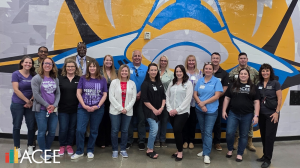 Stearn Bank and Military volunteers capture the moment at Luke Elementary School!
