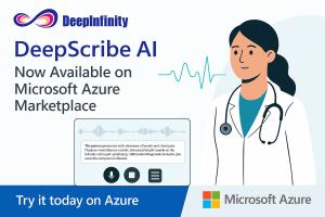 AI generated cover for DeepInfinity's DeepScribe AI