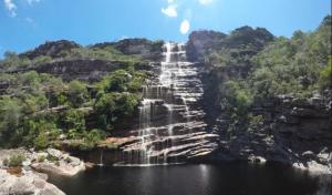 One of Chapada Diamantina's many waterfalls