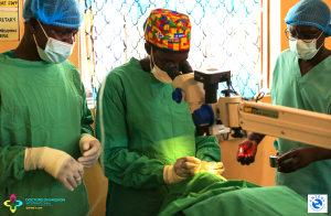 Doctors turn ordinary classroom into Surgical Suite to save lives and sight