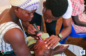 Children as well as Adults receive sight giving care