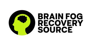 Logo of Brain Fog Recovery Source featuring a silhouette of a head with a brain inside, emphasizing mental health recovery.