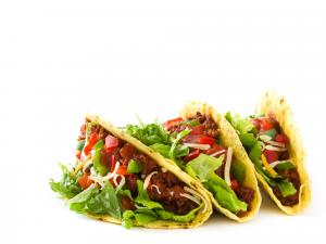 Three tacos