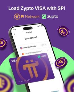 Load Zypto VISA Crypto Card with Pi Network Coin