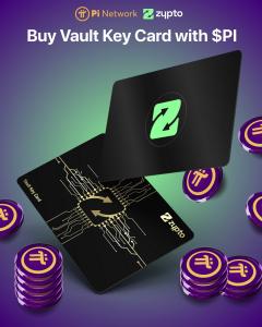 Cold Wallet Security for Pi Network Coin with Zypto's Vault Key Card