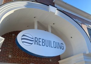 Outdoor Sign for Rebuilding Recovery Center