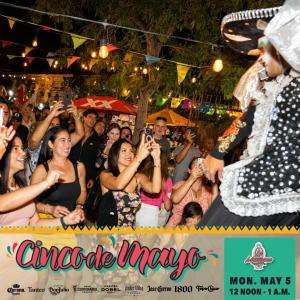 La Mexicana Taco Bar Cinco de Mayo performers entertaining the crowd