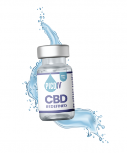 Single use vial of Pico IV CBD