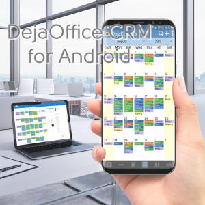 DejaOffice CRM for Android with Outlook Sync using CompanionLink