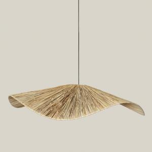 Catalina Natural Raffia Pendant Light