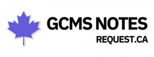 GCMS Notes Request logo