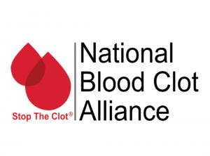 National Blood Clot Alliance Square Logo with Blood Drops