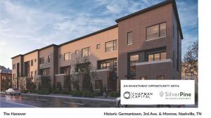 Rendering of one building in Germantown's latest development The Hanover