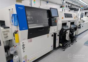 CCI’s new prototype PCB Assembly line located at their Surrey, BC, facility.