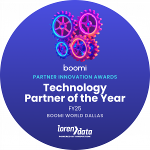 Boomi award badge graphic