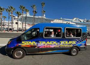 Hollywood tour shore excursion bus port of Los Angeles