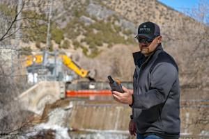 Archer 4 with GNSS Expansion Pod being used in the field