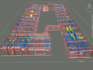 Multidisciplinary Structural MEP BIM Coordinated Model