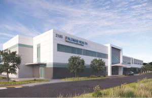 Rendering of a hospital building.