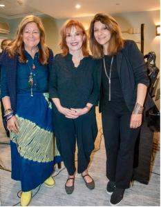 Fern Mallis, Joy Behar, Angela LaGreca (photo credit: Lisa Tamburini)