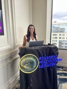 Lori Werner at the Advanced Practitioners Network meeting in Orlando