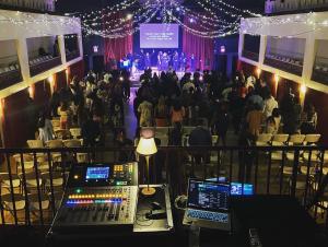 Professional sound system installation for churches by Creative Worship Audio.