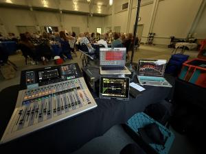 High-quality worship audio equipment setup in North TX and East Texas.